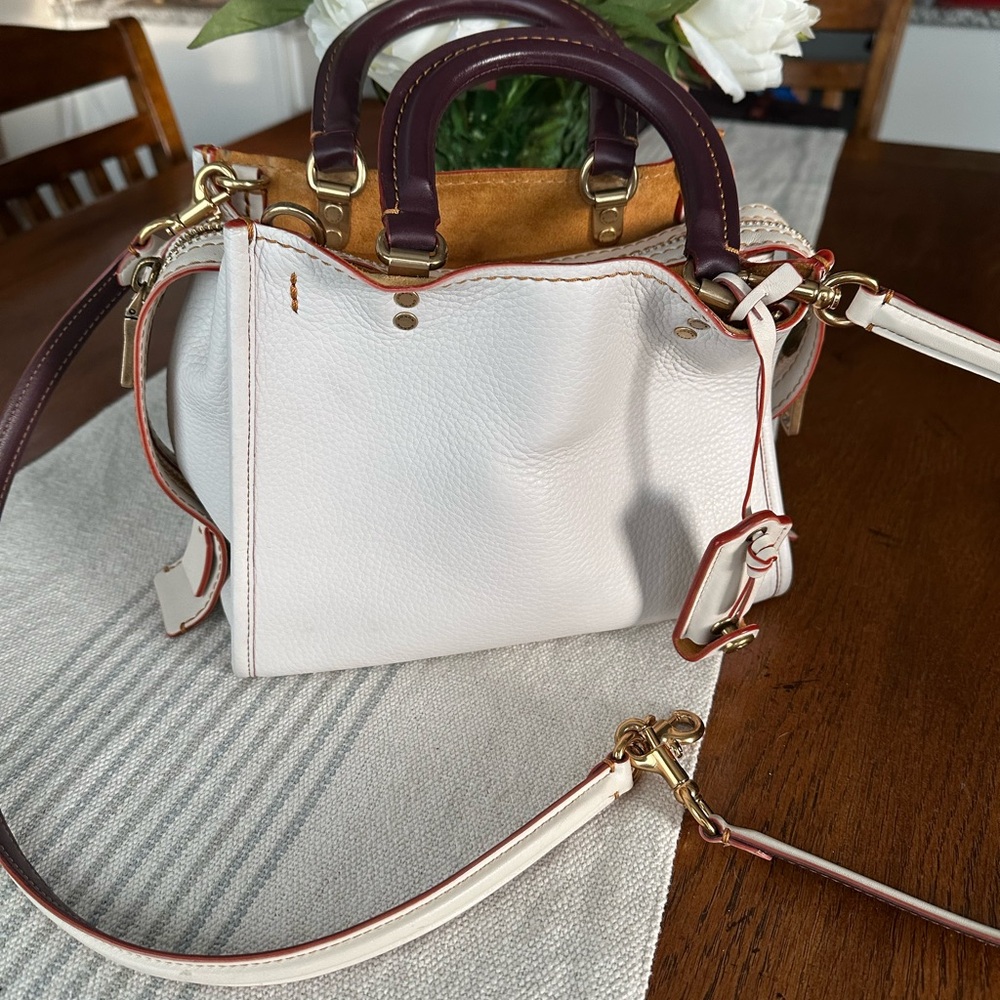 Coach Rogue Satchel in Glovetanned Pebble Leather